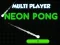 Spill Neon Pong Flerspiller online Spill Neon Pong Flerspiller online