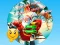 Spill Rund puslespill: Samle morsomme julebilder online