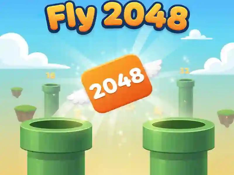 Spill Fly 2048 online