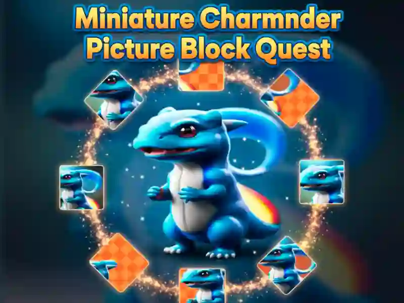 Spill Miniatyr Charmander Picture Block Quest online