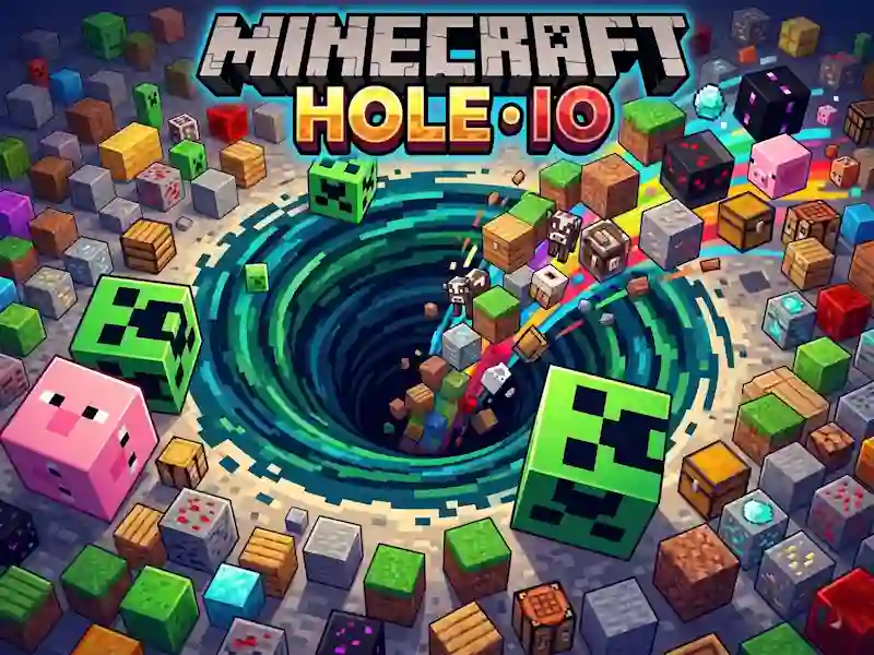 Spill Minecraft Hole IO online