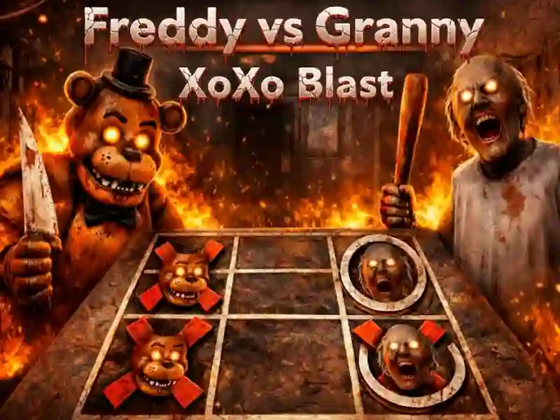 Spill Freddy vs Granny XoXo Blast online