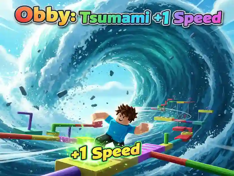Spill Obby: Tsunami +1 hastighet online