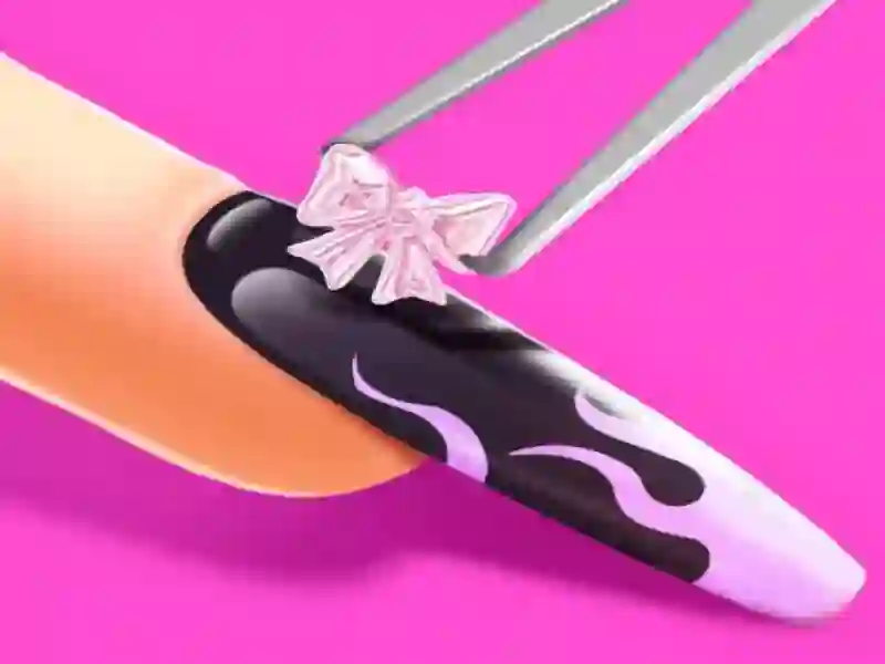 Spill 3D akryl negl: neglekunstspill online