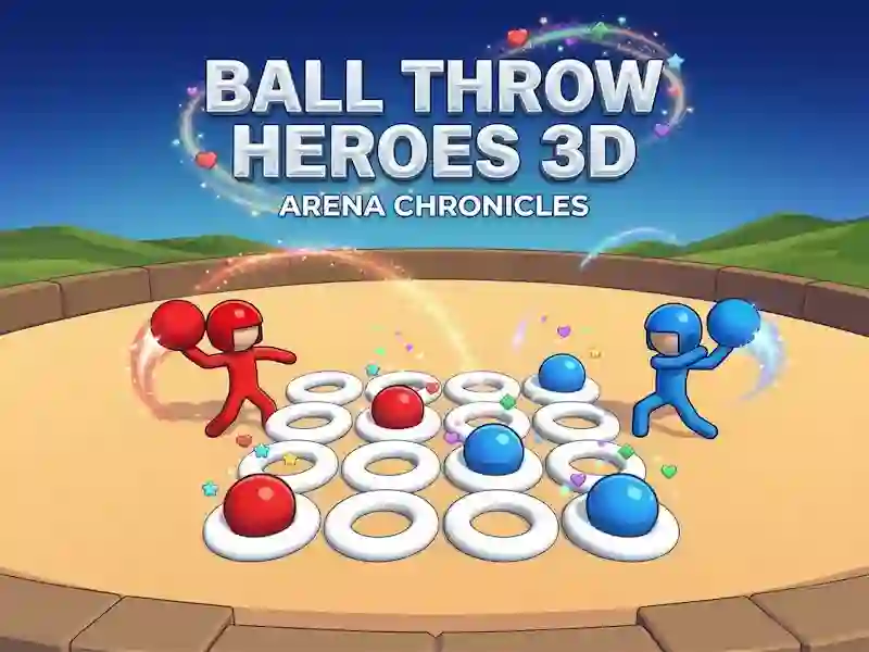 Spill Ball Throw Heroes 3D online
