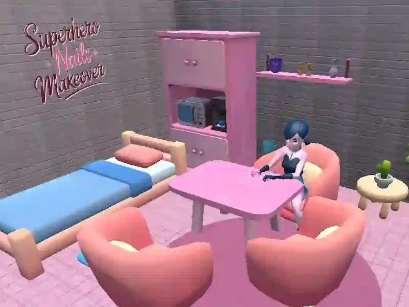 Spill Makeover på superheltenegler online