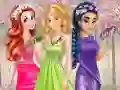 Spill Farger av Vår Prinsessekjoler online Spill Farger av Vår Prinsessekjoler online