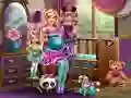 Spill Barbie med tvillinger online Spill Barbie med tvillinger online