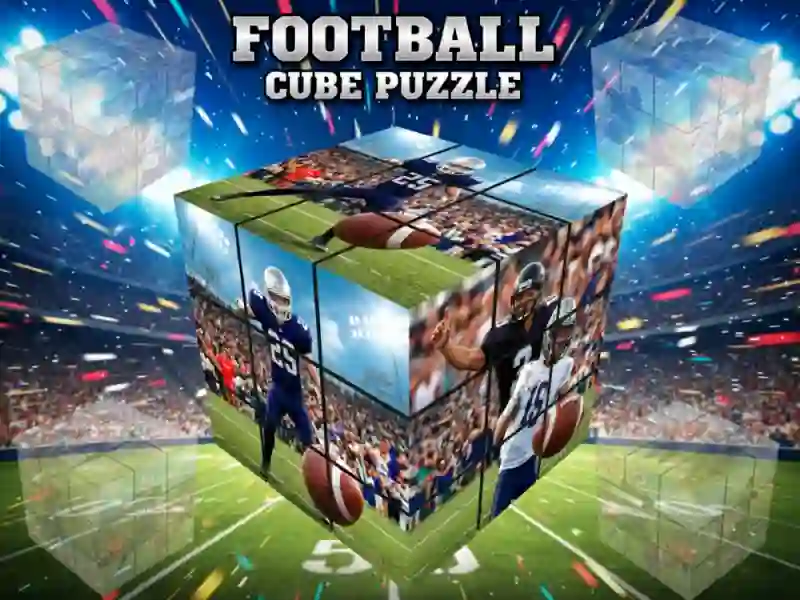 Spill Fotball kube puslespill online