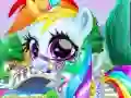 Spill Regnbue Pony Omsorg online Spill Regnbue Pony Omsorg online