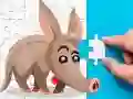 Spill Aardvark Puslespill Utfordring online Spill Aardvark Puslespill Utfordring online