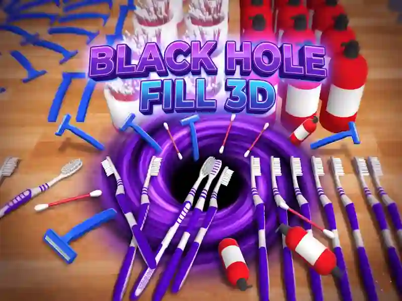 Spill Black Hole Fill 3D online