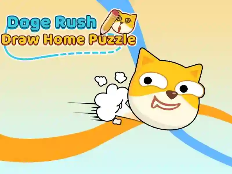 Spill Doge rush tegne hjemmet puslespill online