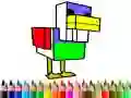 Spill Tilbake til skolen: Monster Craft Fargelegging online Spill Tilbake til skolen: Monster Craft Fargelegging online