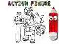 Spill Tilbake til skolen: Fargelegge actionfigurer online Spill Tilbake til skolen: Fargelegge actionfigurer online