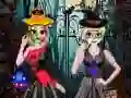 Spill Søsters Halloween-kjoler online Spill Søsters Halloween-kjoler online