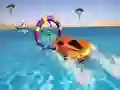 Spill Flytende Vann Surfing Bilkjøring: Strand Racing online