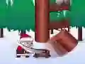 Spill Tømmerhogger Santa online Spill Tømmerhogger Santa online