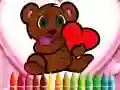 Spill Fargelegge Dyr til Valentinsdag online Spill Fargelegge Dyr til Valentinsdag online