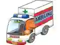 Spill Tegneserie Ambulanse Puzzle online Spill Tegneserie Ambulanse Puzzle online