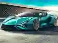 Spill Lamborghini Sian Roadster Puslespill online Spill Lamborghini Sian Roadster Puslespill online