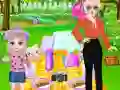 Spill Prinsessefamilie Piknik Dag online Spill Prinsessefamilie Piknik Dag online