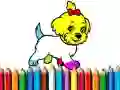 Spill Tilbake til skolen: Hundemalerbok online Spill Tilbake til skolen: Hundemalerbok online