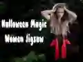 Spill Halloween Magiske Kvinner Puslespill online Spill Halloween Magiske Kvinner Puslespill online