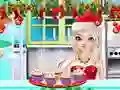 Spill Søster Prinsesse Jule Cupcake Maker online Spill Søster Prinsesse Jule Cupcake Maker online