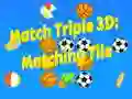 Spill Match Triple 3D: Matchende Fliser online Spill Match Triple 3D: Matchende Fliser online