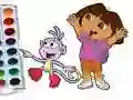 Spill Dora Utforskeren Malebok online Spill Dora Utforskeren Malebok online