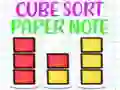 Spill Kube Sortering Papir Notat online