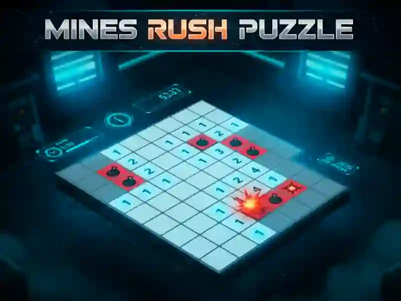 Spill Mines Rush Puzzle online