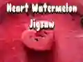 Spill Hjerte Vannmelon Puslespill online