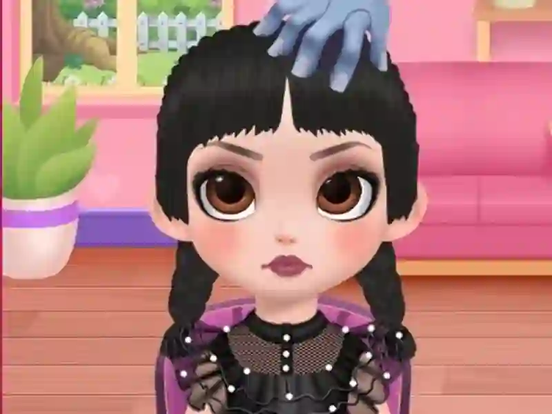 Spill Hårsalong og kle opp jente online