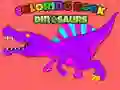 Spill Fargebok Dinosaurer online