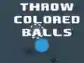 Spill Kast fargede baller online Spill Kast fargede baller online