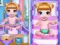 Spill Prinsesse Nyfødte Tvillingbabypleie online Spill Prinsesse Nyfødte Tvillingbabypleie online