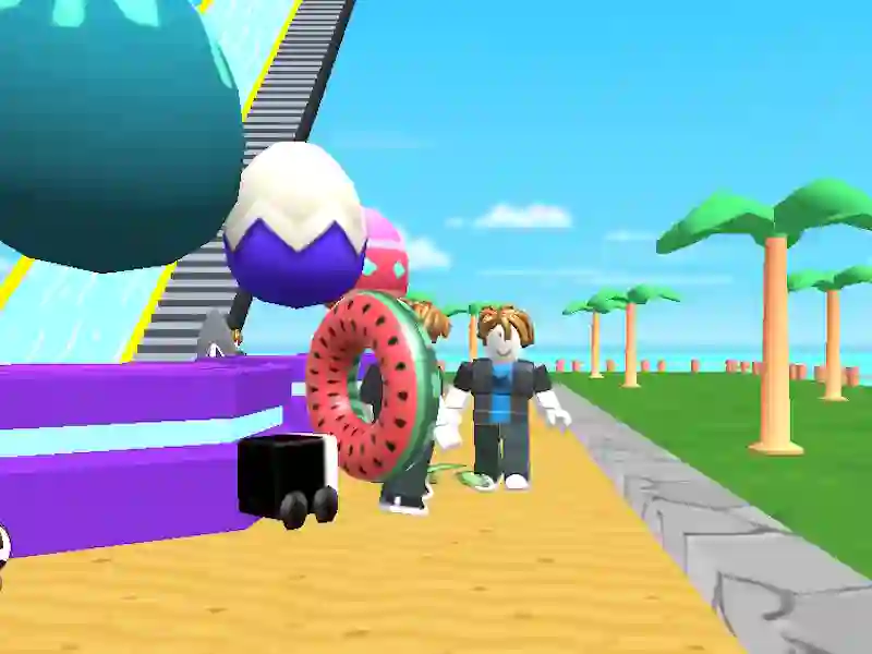 Spill Obby: Klatre og skyv online