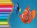 Spill Fargebok for Jakten på Nemo online Spill Fargebok for Jakten på Nemo online