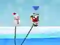 Spill Julenissens Snømannhopp online Spill Julenissens Snømannhopp online