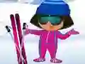 Spill Dora: Kles på Ski online