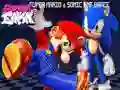 Spill Super Mario & Sonic FNF Dans online