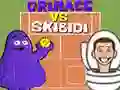 Spill Grimace mot Skibidi online Spill Grimace mot Skibidi online