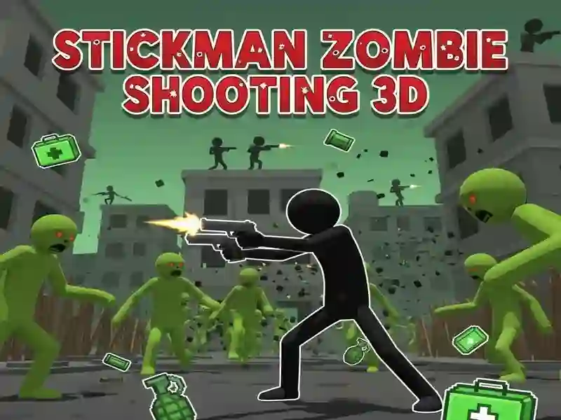 Spill Stickman Zombie Shooting 3D online