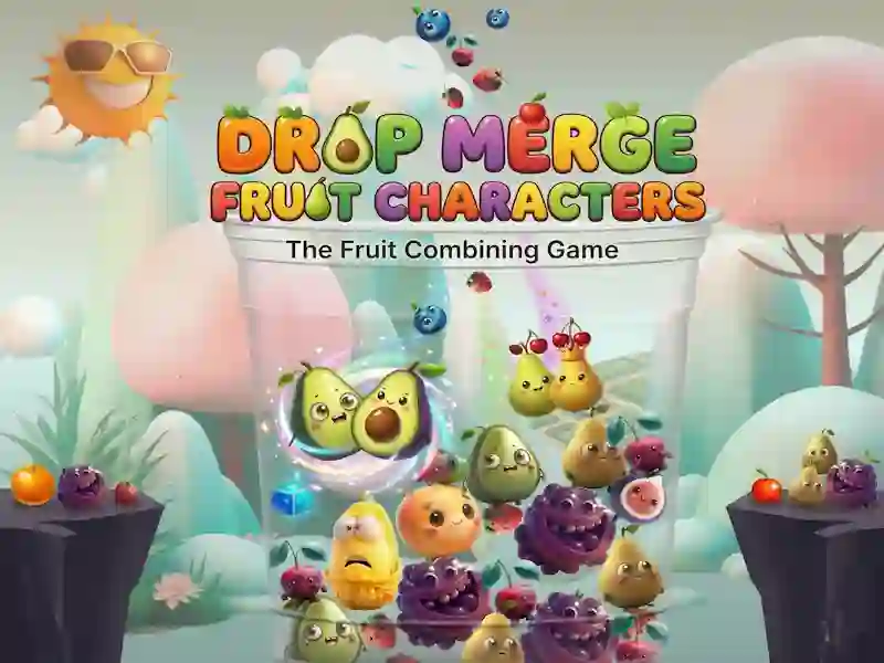Spill Drop Merge Fruit Characters online