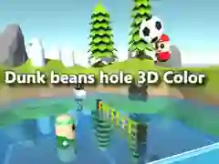 Spill Dunk bønner i 3D-fargehullet online