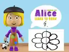 Spill Alice's Verden: Lære å Tegne online Spill Alice's Verden: Lære å Tegne online