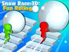 Spill Snøløp 3D: Morsom Racing online