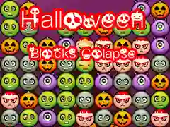 Spill Halloween Blokk Kollaps online